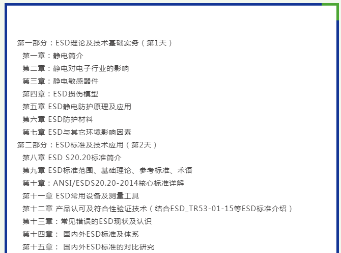 邀您參加|蘇州邁思德攜手品安鑫科技舉辦ESD靜電工程師和內(nèi)審員資格培訓(xùn)